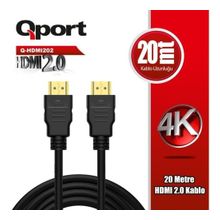 QPORT Q-HDMI202  20,0m HDMI KABLO.2.0 4K