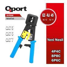 QPORT Q-PEN6 YENİ NESİL  RJ45 SIKMA PENSESİ