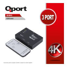Qport Q-SH3 3 Portlu HDMI switch