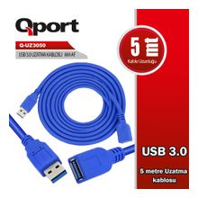 QPORT Q-UZ3050 5m USB3.0 UZATMA KABLOSU