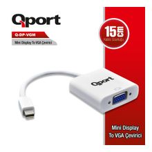 QPORT Q-DP-VGM MİNİ DISPLAYPORT=> VGA Çevirici