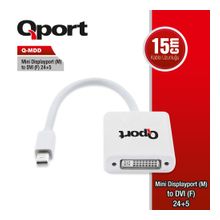 QPORT Q-MDD MİNİ DİSPLAYPORT => DVI ADAPTÖR