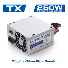 TX 250W PowerMAX 2xSATA, 2xIDE POWERSUPPLY