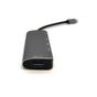 BeekBA-USB-HB3C-4A1C  4'lü USB-C HUB+PD 4USB3.0,1P