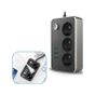 GOBAX MG-103 TERMAL AKIM KORUMALI 3 PRİZ+3USB,2m,