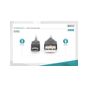 Digitus  AK-300108-010-S 1m USB2.0 A E/USB mini B(