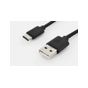 Digitus AK-300136-010-S 1mUSB Tip-C E=>USB2.0 A E