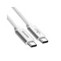 Dark DK-CB-USB240PD101 1m Tip-C PD beyaz şarj