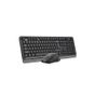 A4 Tech FG1035 Kablosuz Q Klavye-mouse siyah set