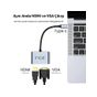 Inca ITPC-06T  15cm Tip-C=>HDMI+VGA+USB hub