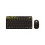 Logitech 920-008215 MK240 Kablosuz set,siyah-sarı