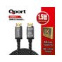 QPORT Q-HDMI211 1,5m HDMI 2.1V 8K ALTIN UÇLU ÖRGÜL