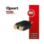 QPORT Q-STR4 3,5mm RCA ERKEK=>2*RCA DİŞİ ÇEVİRİCİ