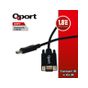 QPORT Q-DPV 1,8m DISPLAY PORT(E)=>VGA(E) ÇEVİRİCİ