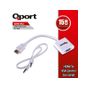 QPORT Q-HD-VGJ HDMI =>VGA DİŞİ ÇEVİRİCİ+SES