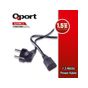 QPORT Q-POW1.5 1,5m POWER KABLOSU.BAKIR,075mm