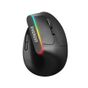 Everest SMW-618 Kablosuz dikey tuşlu siyah mouse