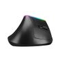 Everest SMW-618 Kablosuz dikey tuşlu siyah mouse
