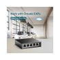 Tp FestaTL-SG1005LP 40W 5GE Switch,4'ü PoE,Metal